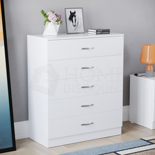 Riano Chest Of Drawers White 5