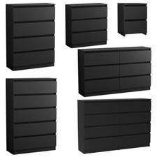 Black Modern Bedside Table