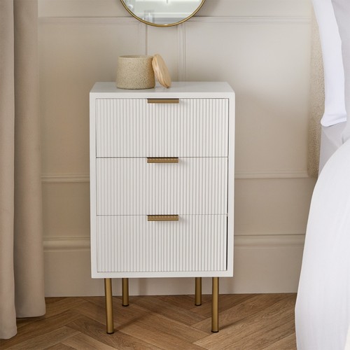 Ohs cream wooden ribbed - cream,