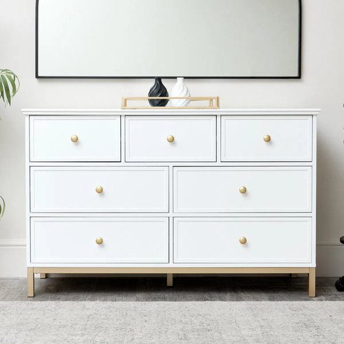 Large white drawer - large, chest