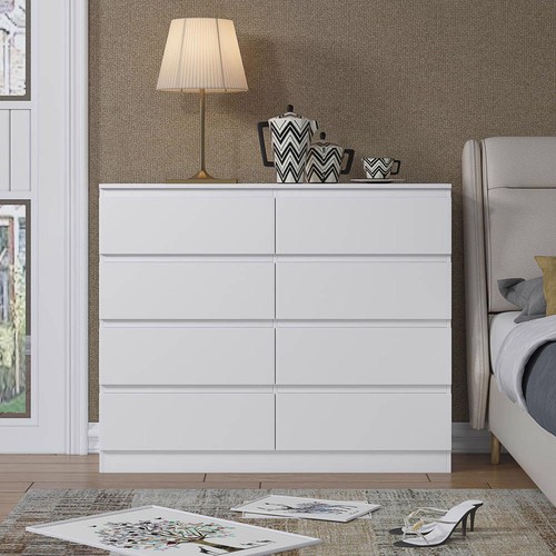 Matt white drawer - white, chest